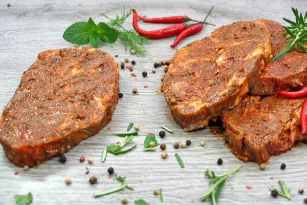 Schweinenackensteak "Kräuter"